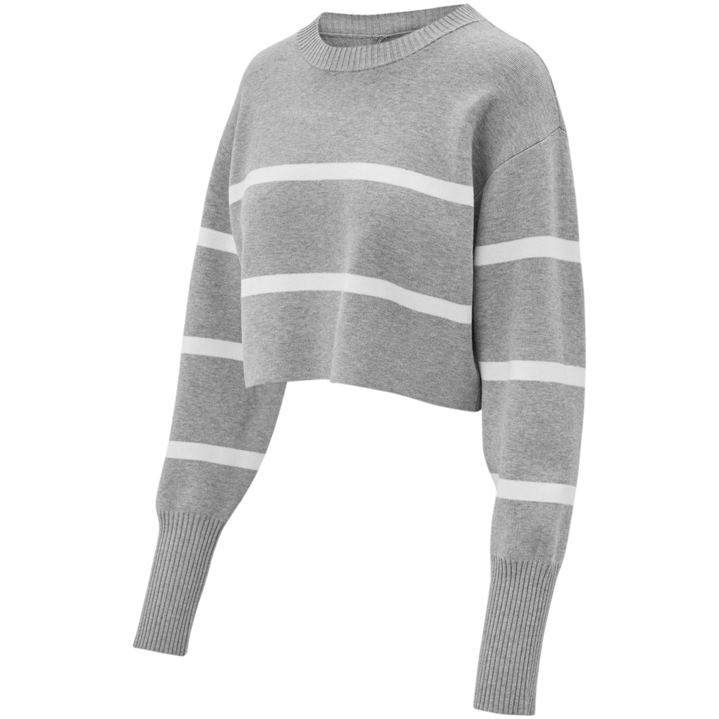 Olly Cropped Striped Sweater