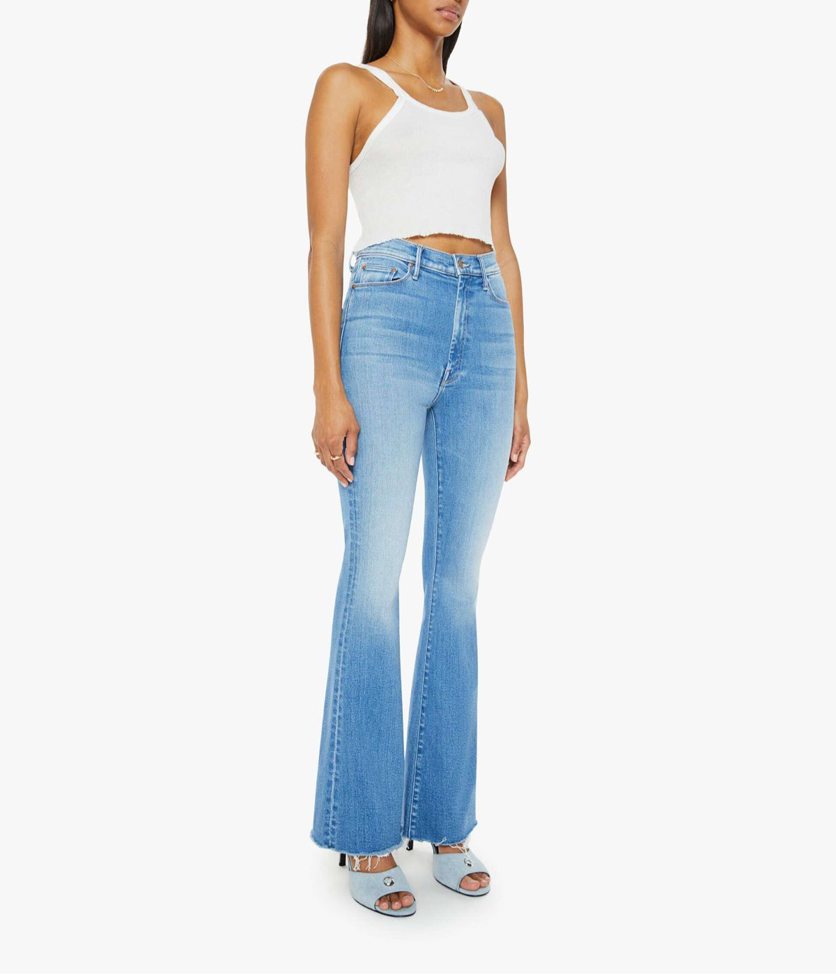 High Waisted Weekender Fray