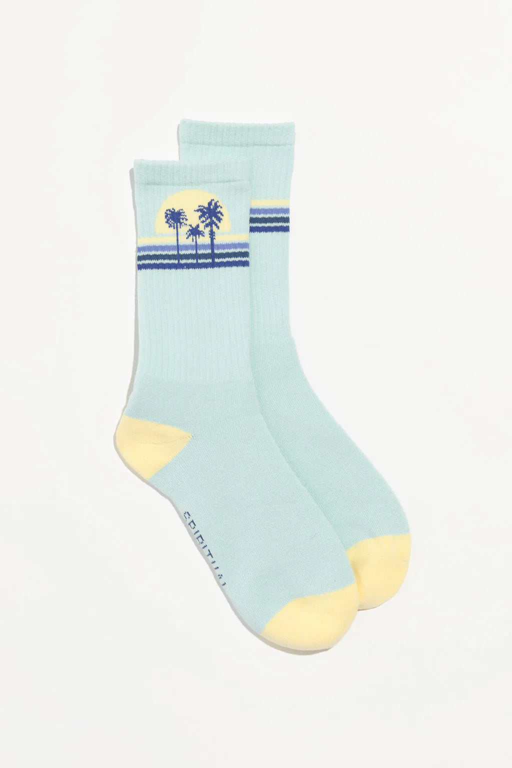 Sunset Stripe Crew Sock