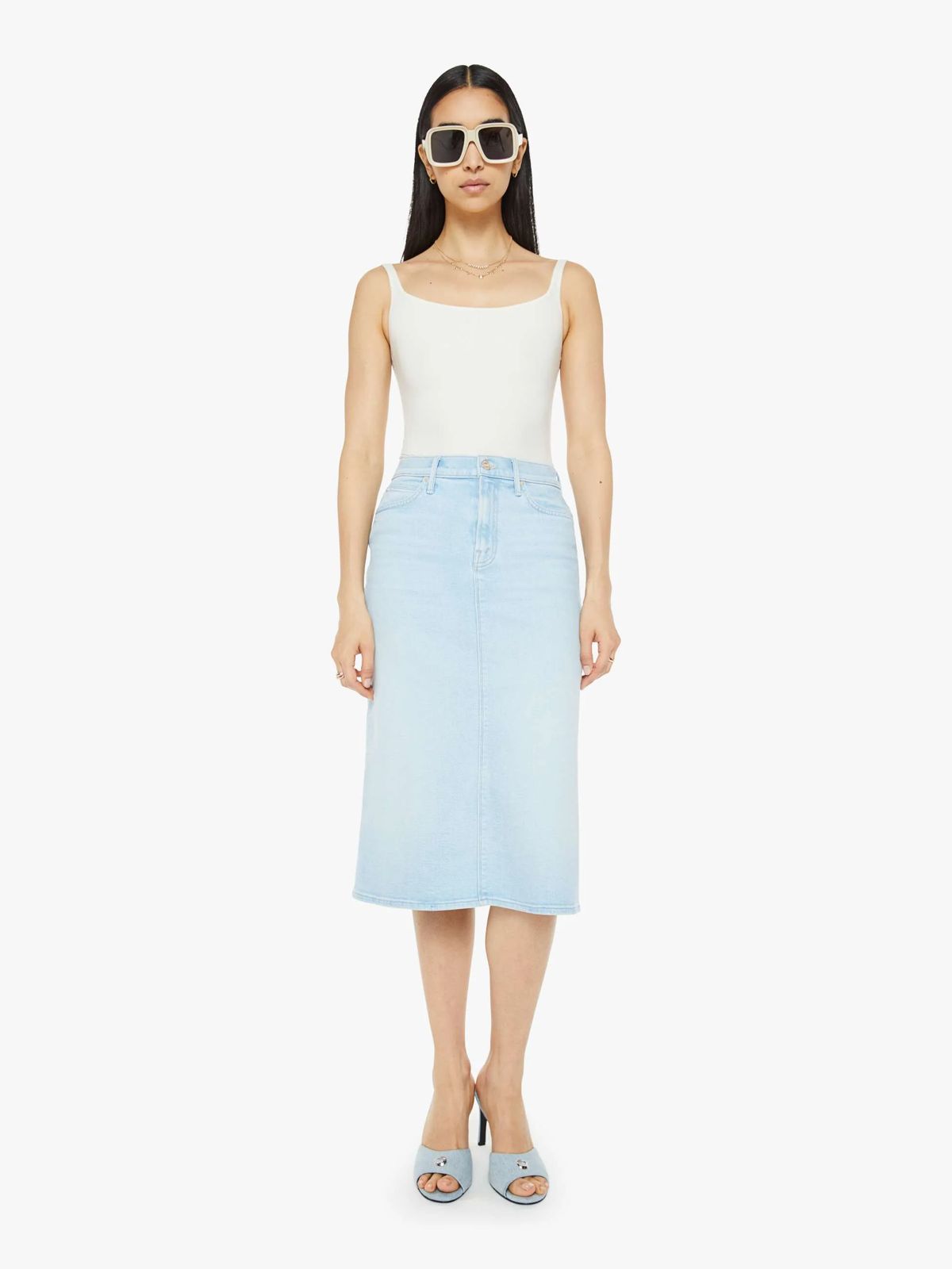 Swooner Straight A Midi Skirt