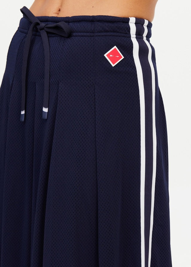 Loren Pleated Midi Skirt