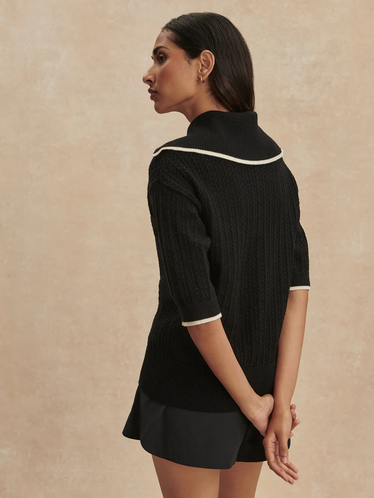 Arney Half-Zip Knit Polo