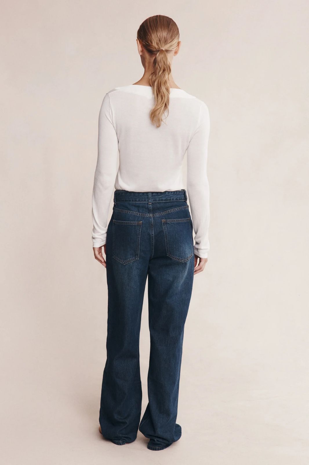 Belted Wide Leg Jean