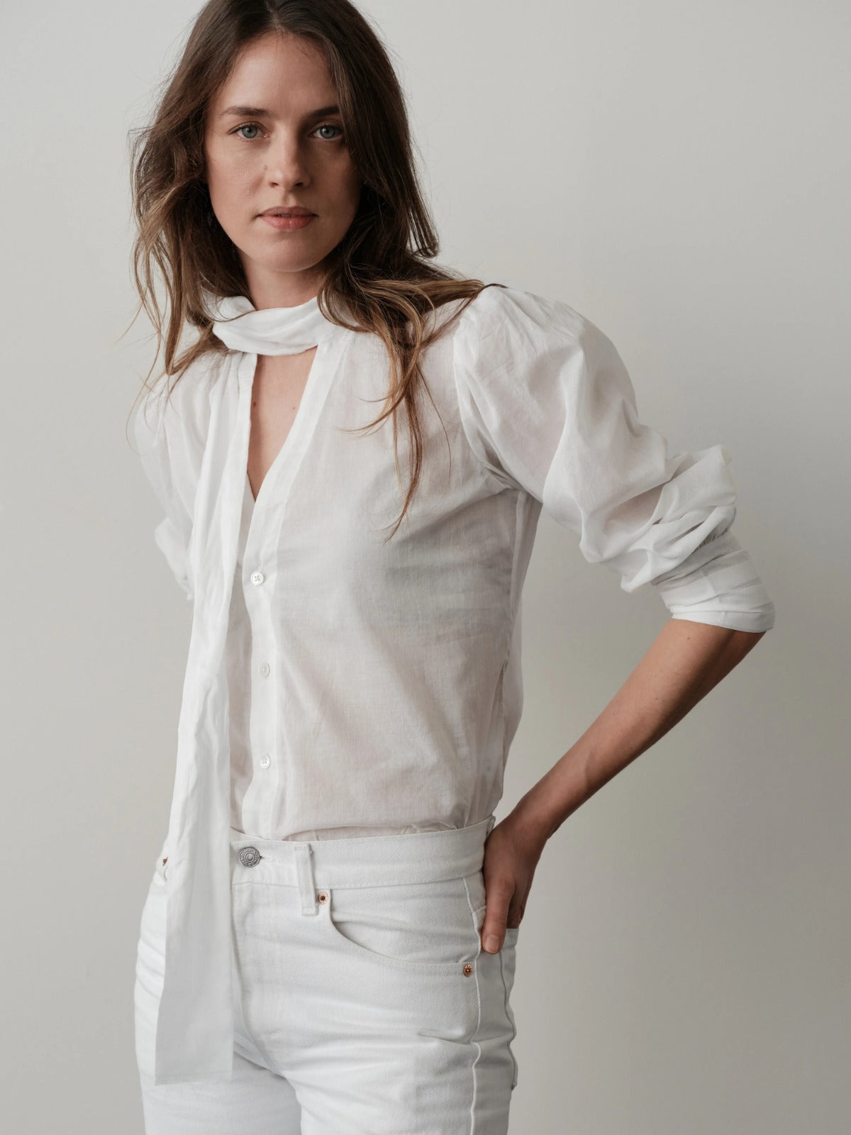 The Bow Tie Shirt, 100% Tissue Cotton