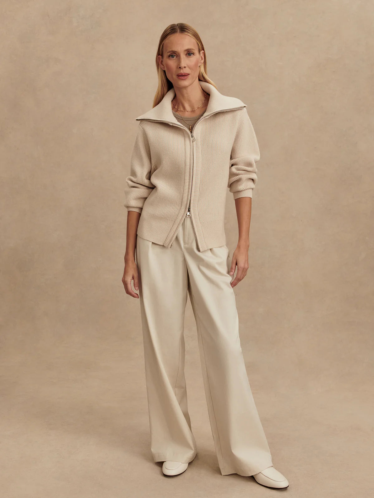 Enrico Zip-Through Knit Jacket