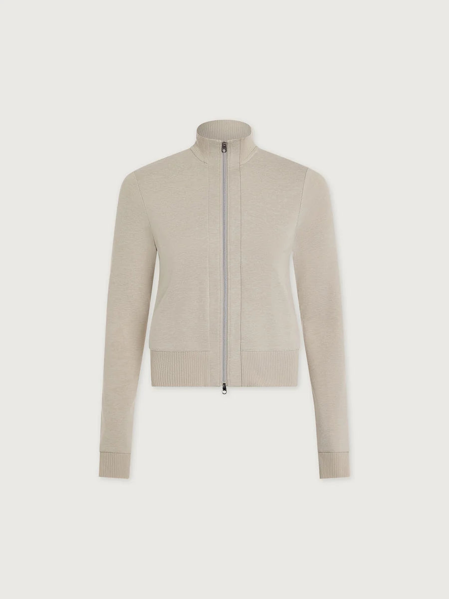 Rufus Cropped Zip-Through Sweat