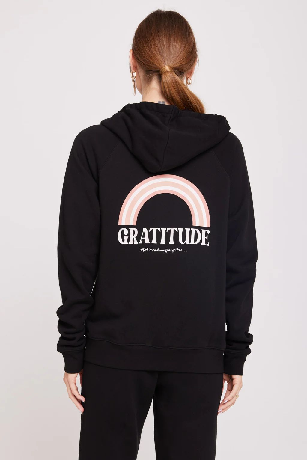 Gratitude Raglan Zip Hoodie