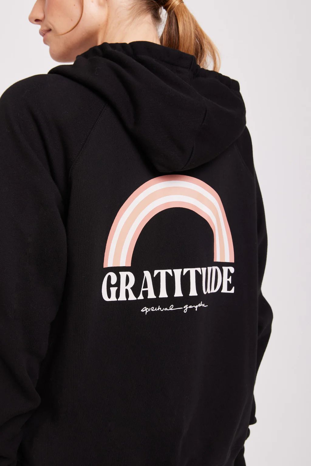 Gratitude Raglan Zip Hoodie