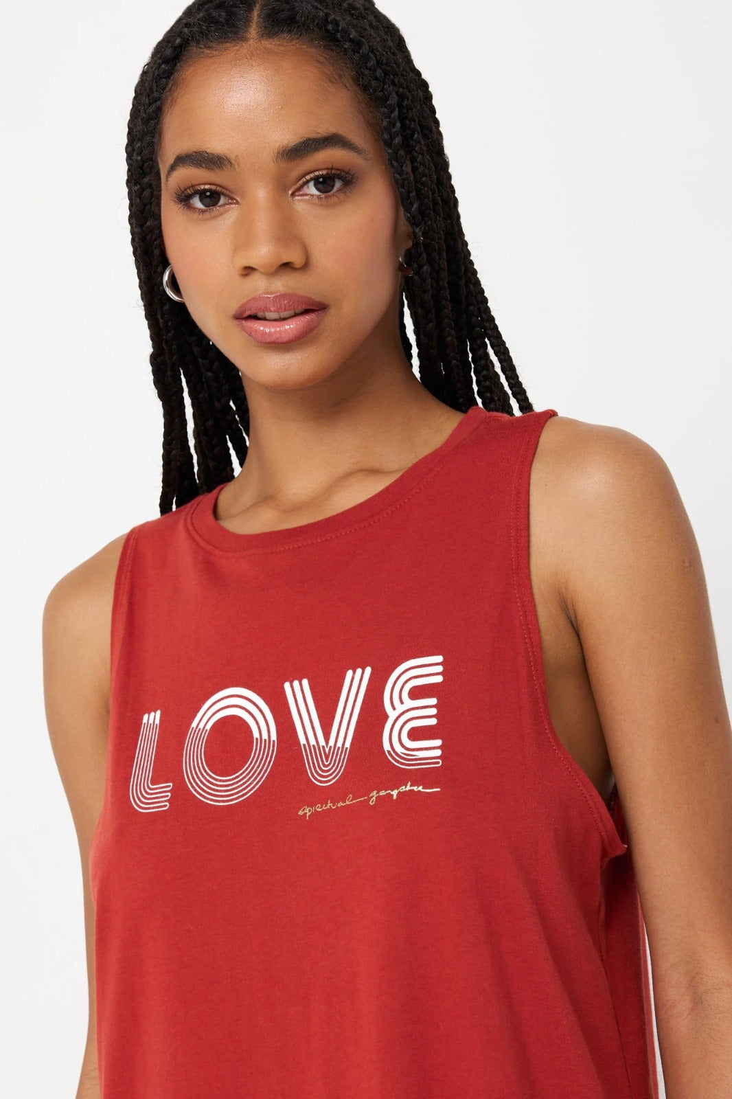 Love Lines Jade Muscle Tank