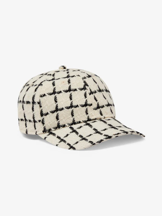 Elvin Mono Check Cap