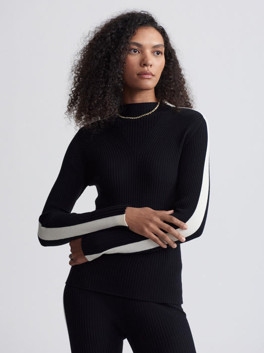 Wilshire Mock Neck Knit