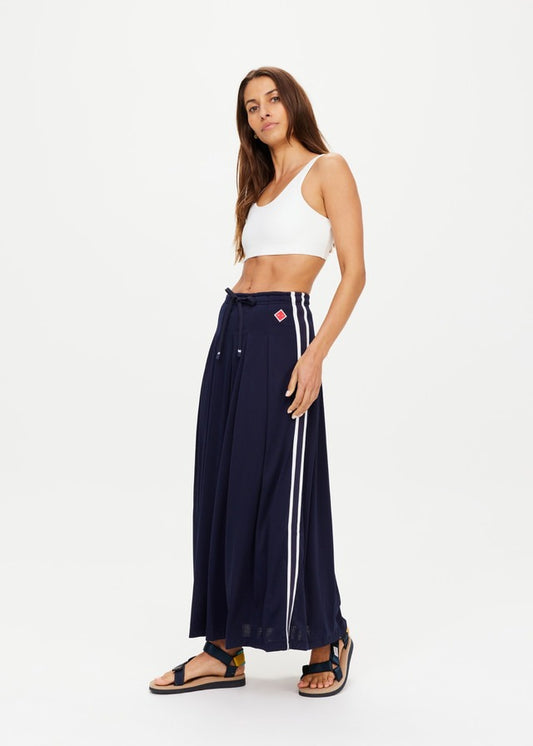 Loren Pleated Midi Skirt