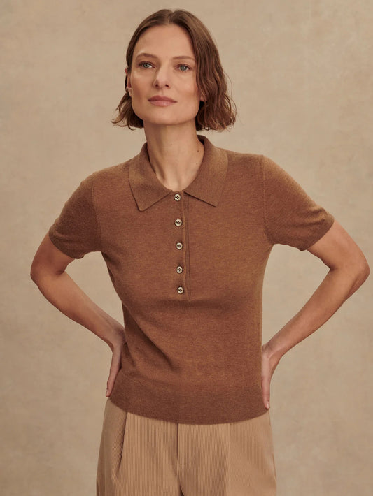 Toni Polo Knit Tee