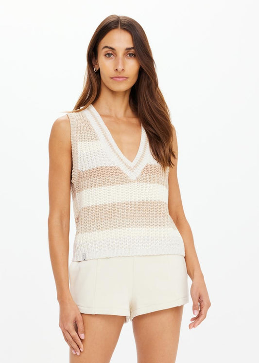 Nikko V Neck Knit Vest