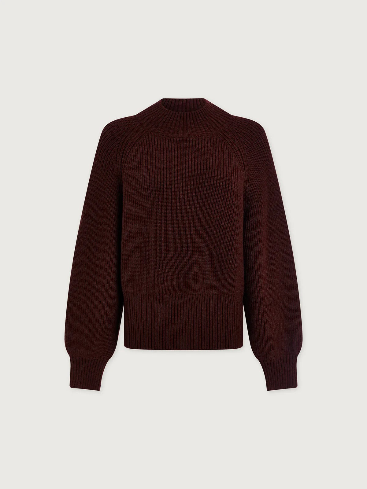 Martina High-Neck Rib Knit
