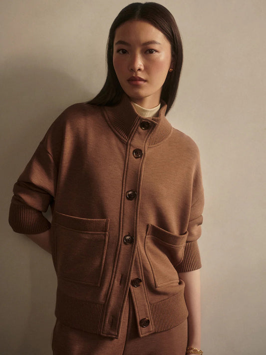 Sabrina Button-Through Sweat