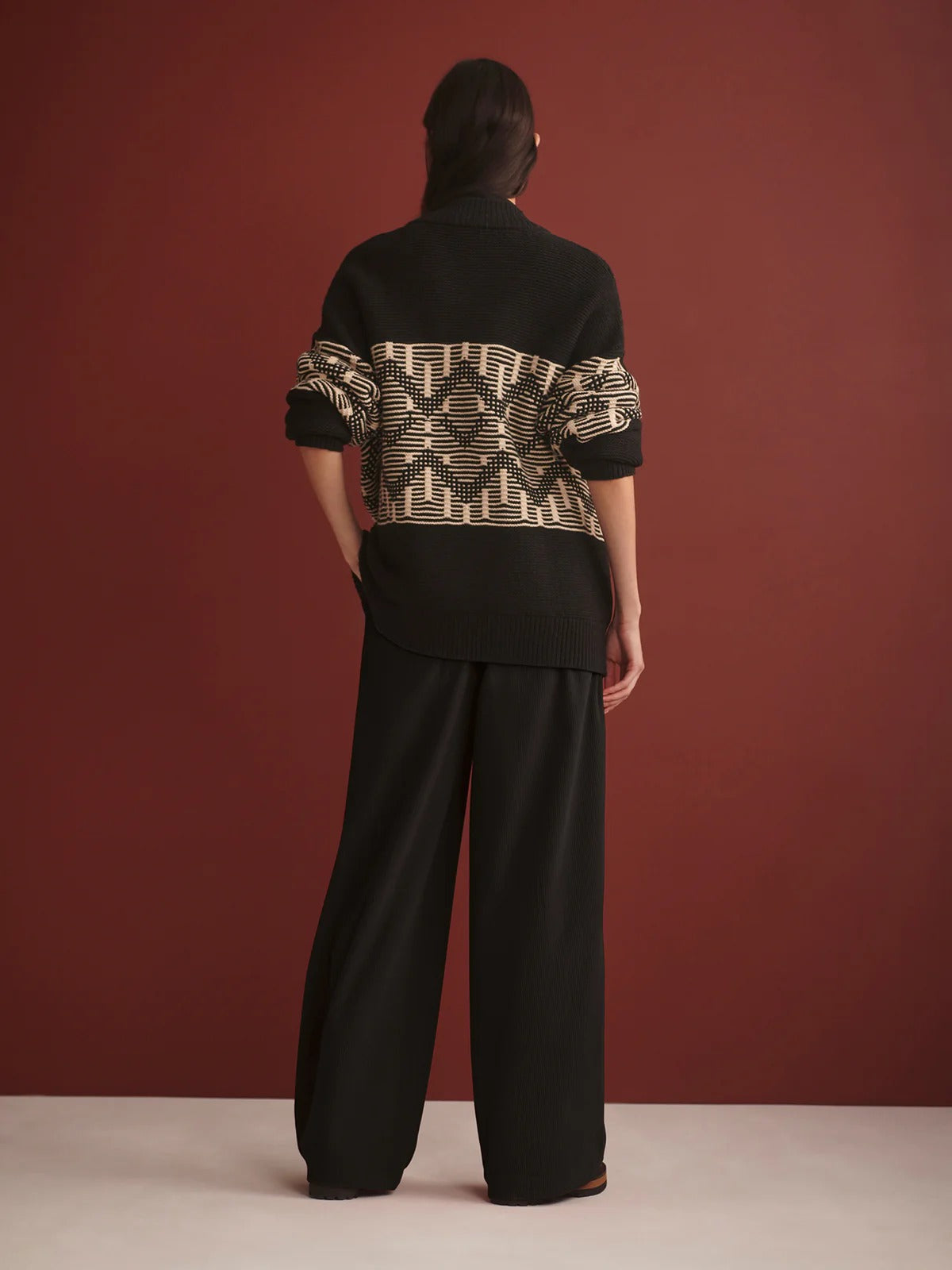 Linnea Fairisle Knit Jacket