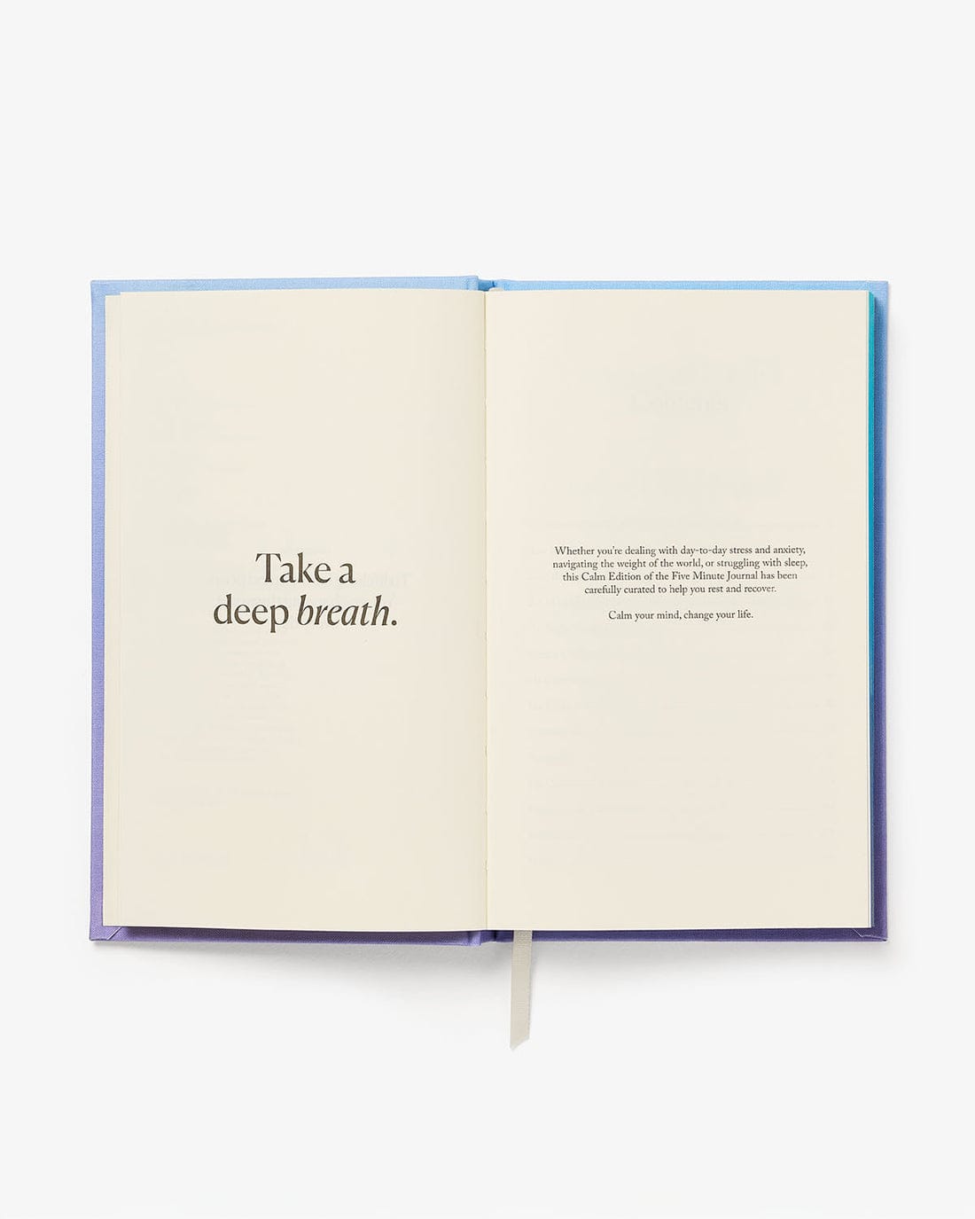 Calm x The Five Minute Journal