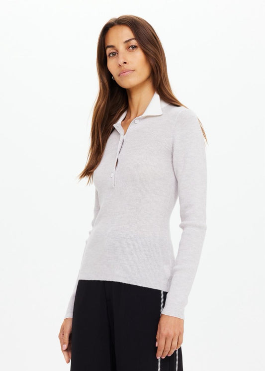 Faye Fine Knit Polo