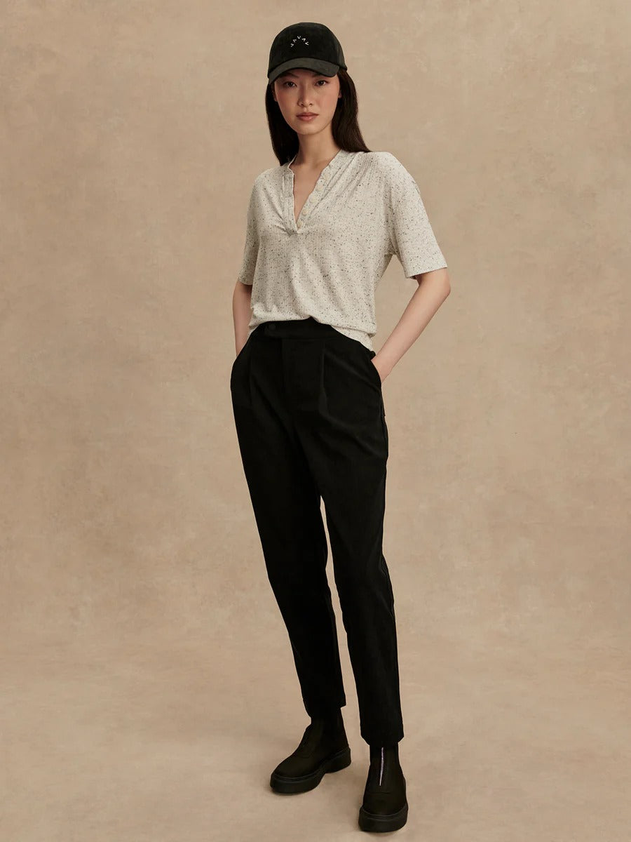 Odette Mock Placket Tee