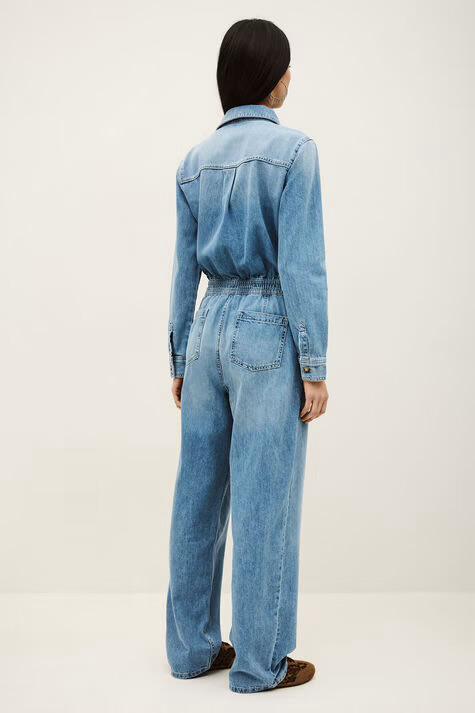 Myrella Denim Cargo Jumpsuit