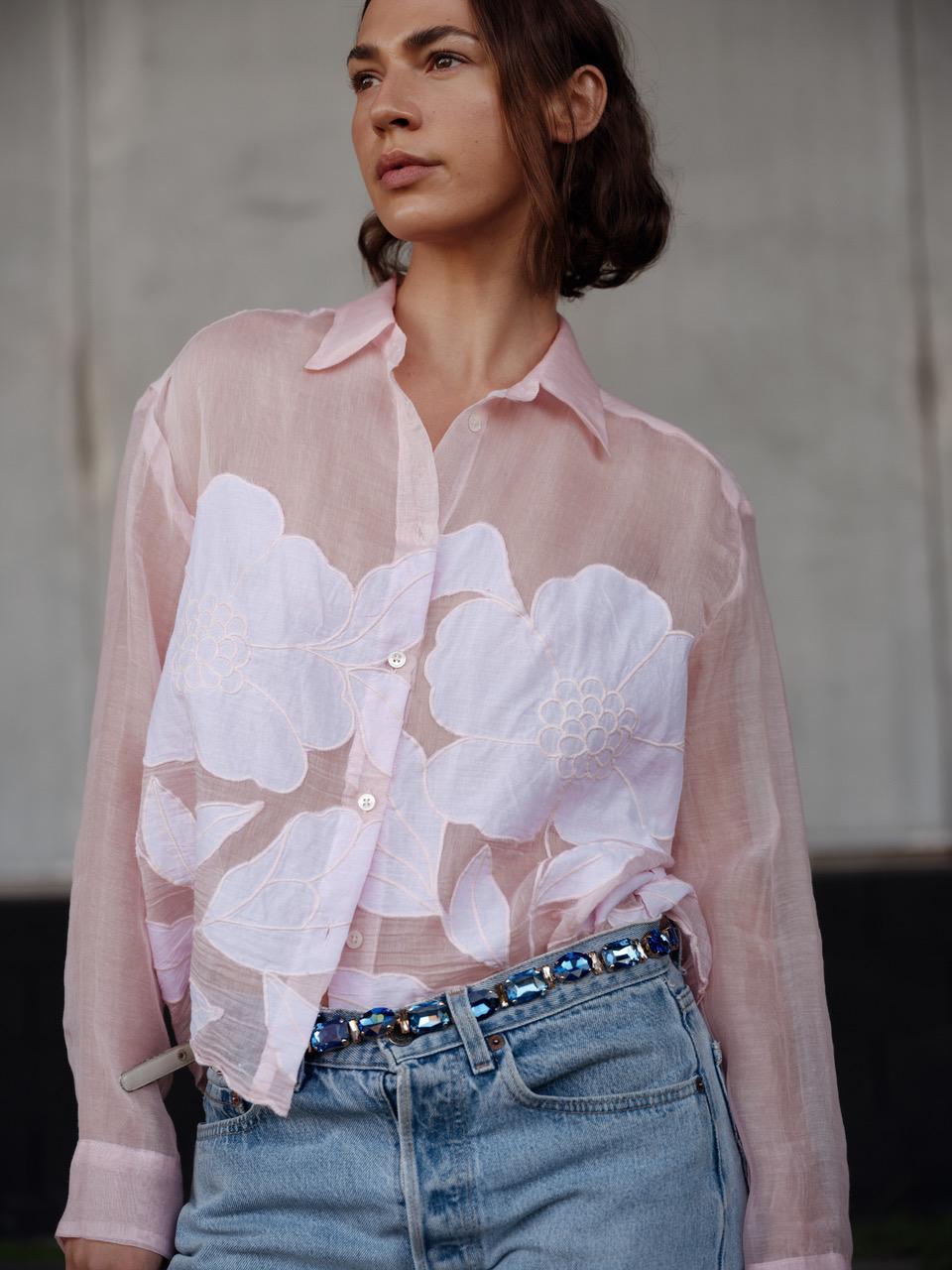 The BELLE, Floral Appliqué