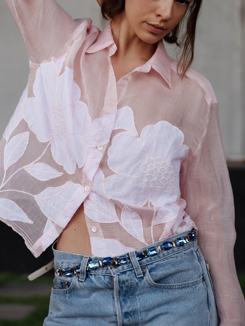 The BELLE, Floral Appliqué