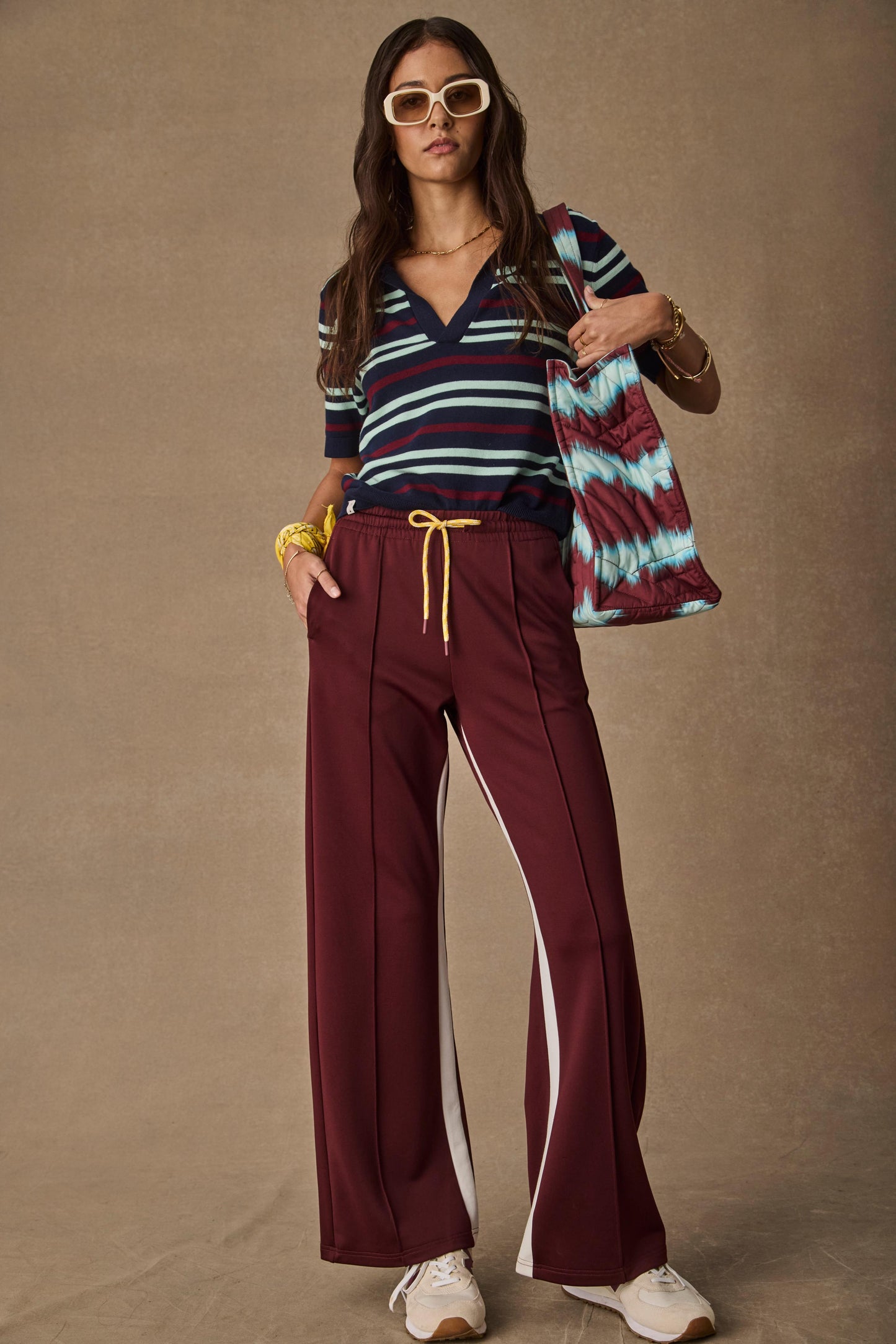 Marnie Panelled Wide Leg Pant