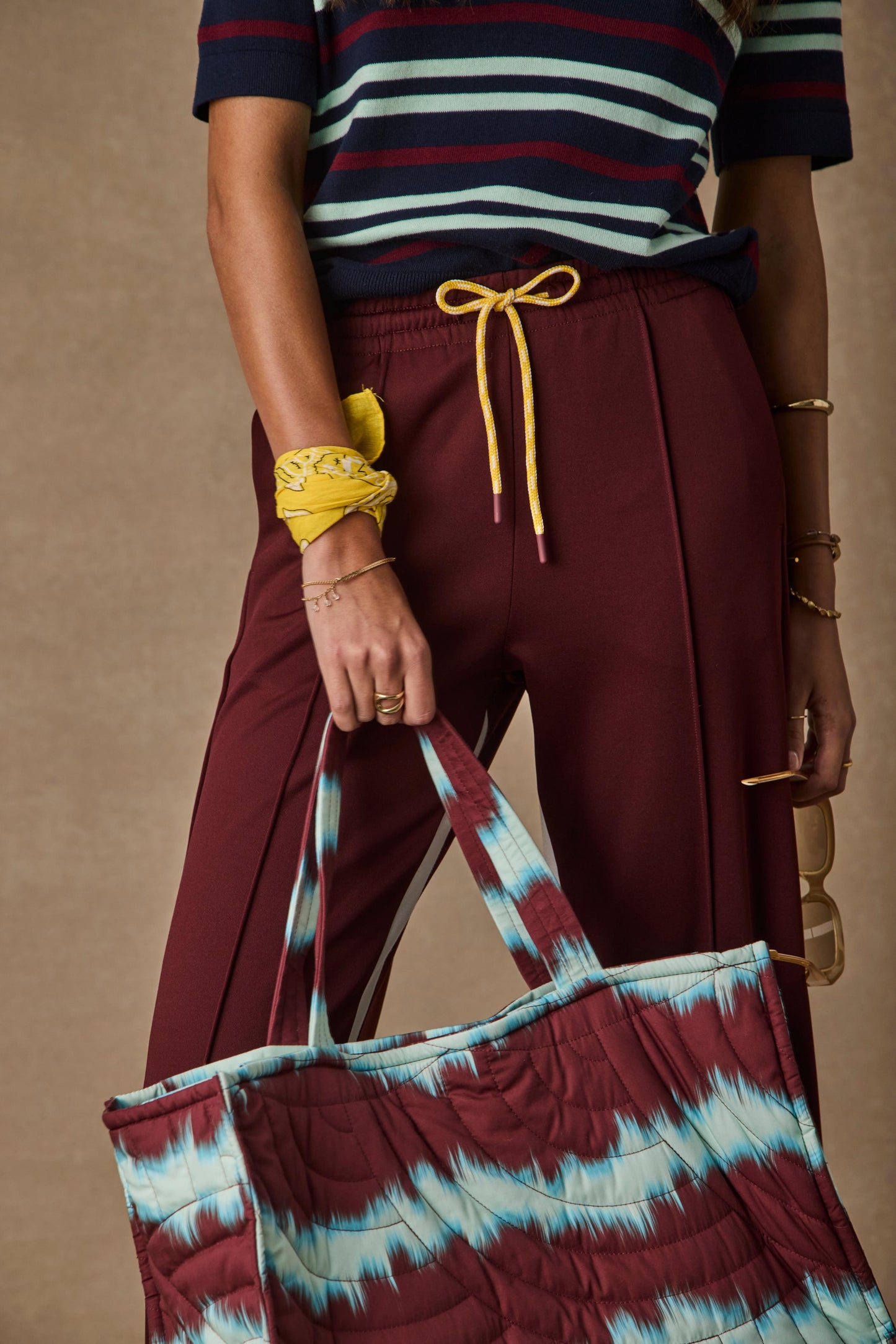 Marnie Panelled Wide Leg Pant
