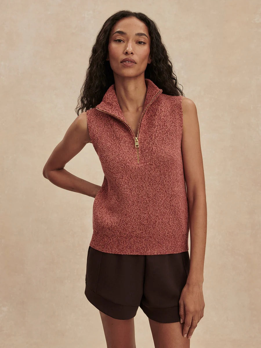 Amina Half-Zip Knit