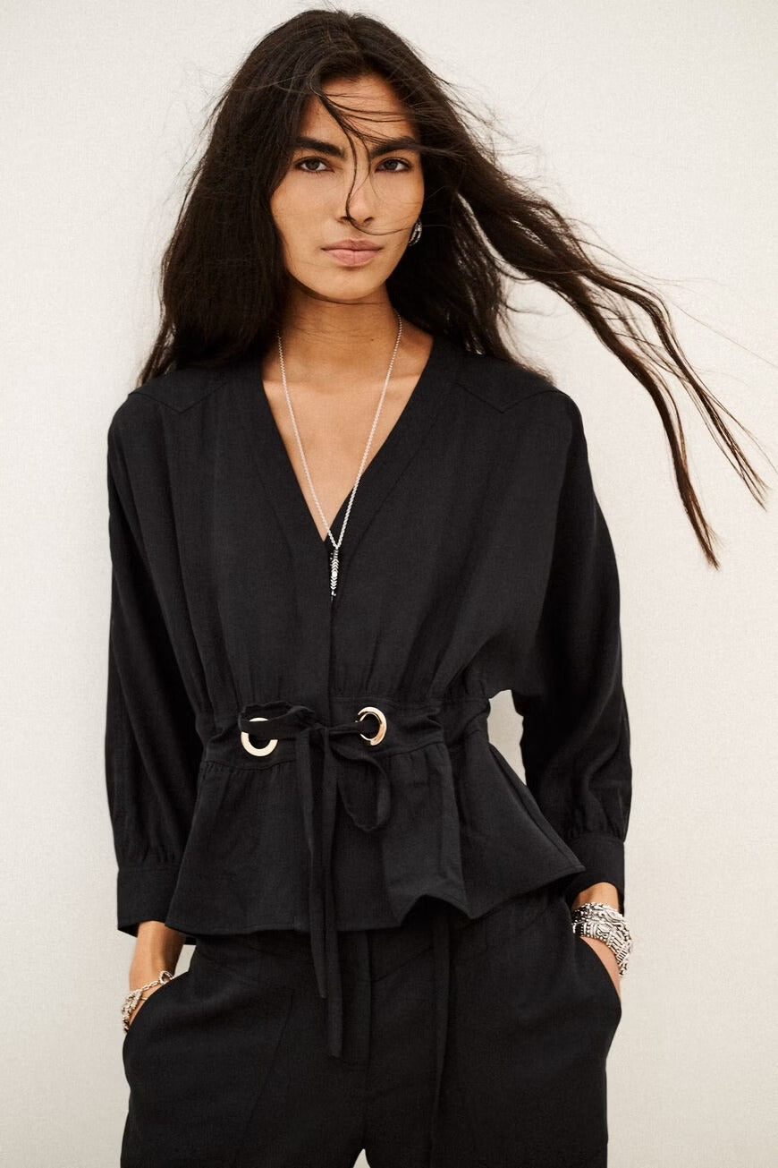 Precila 7/8 Sleeve Top