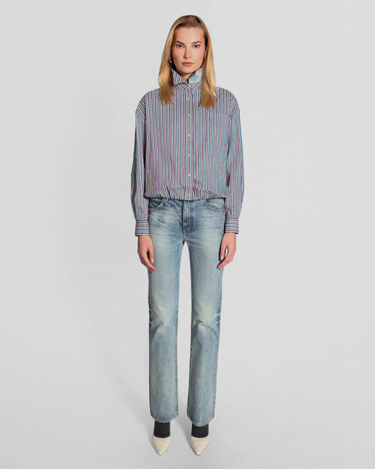 Rhapso Multi Stripe Blousant Shirt