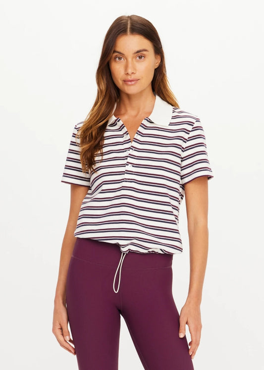 Sophie Cropped Polo Shirt