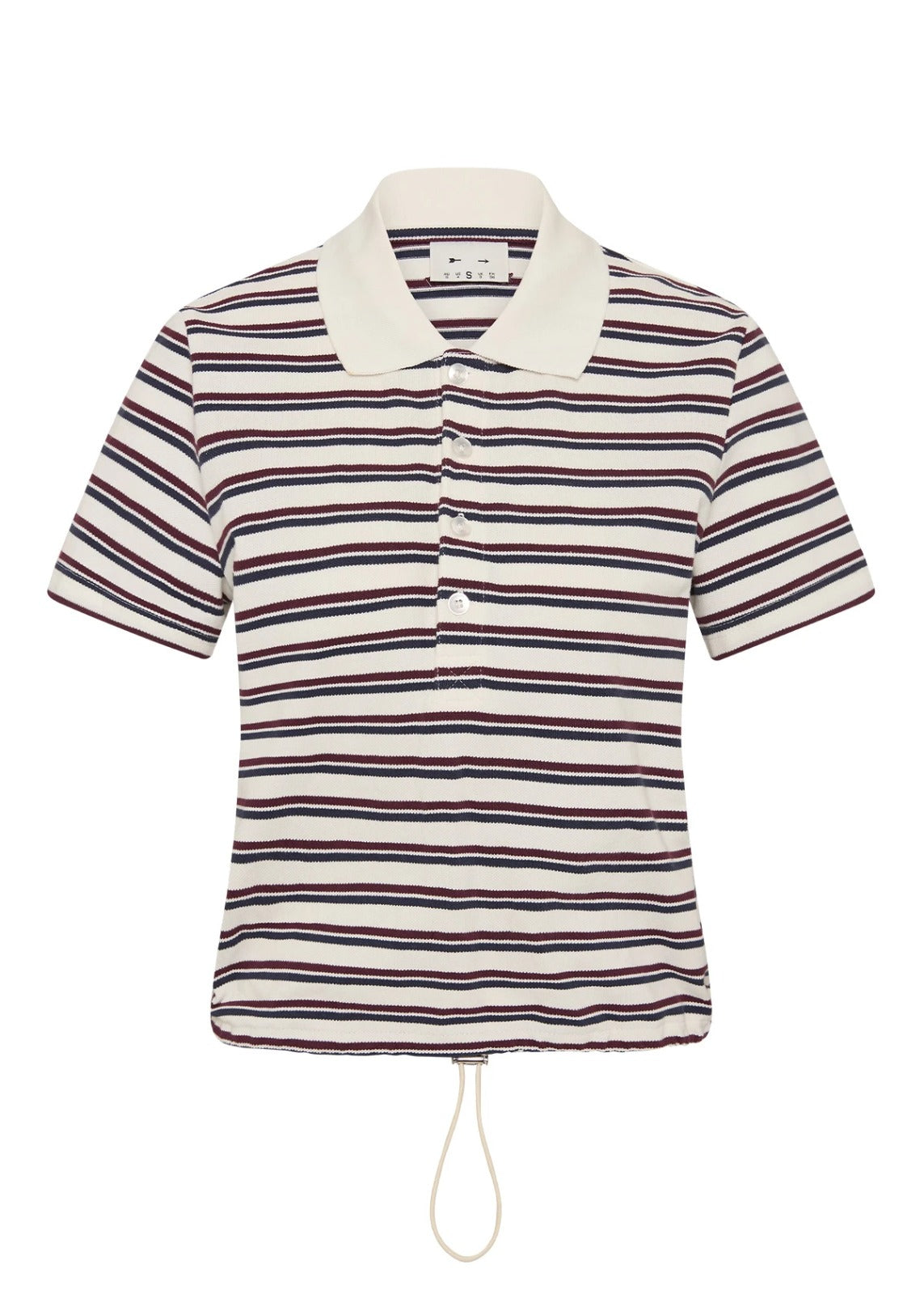 Sophie Cropped Polo Shirt