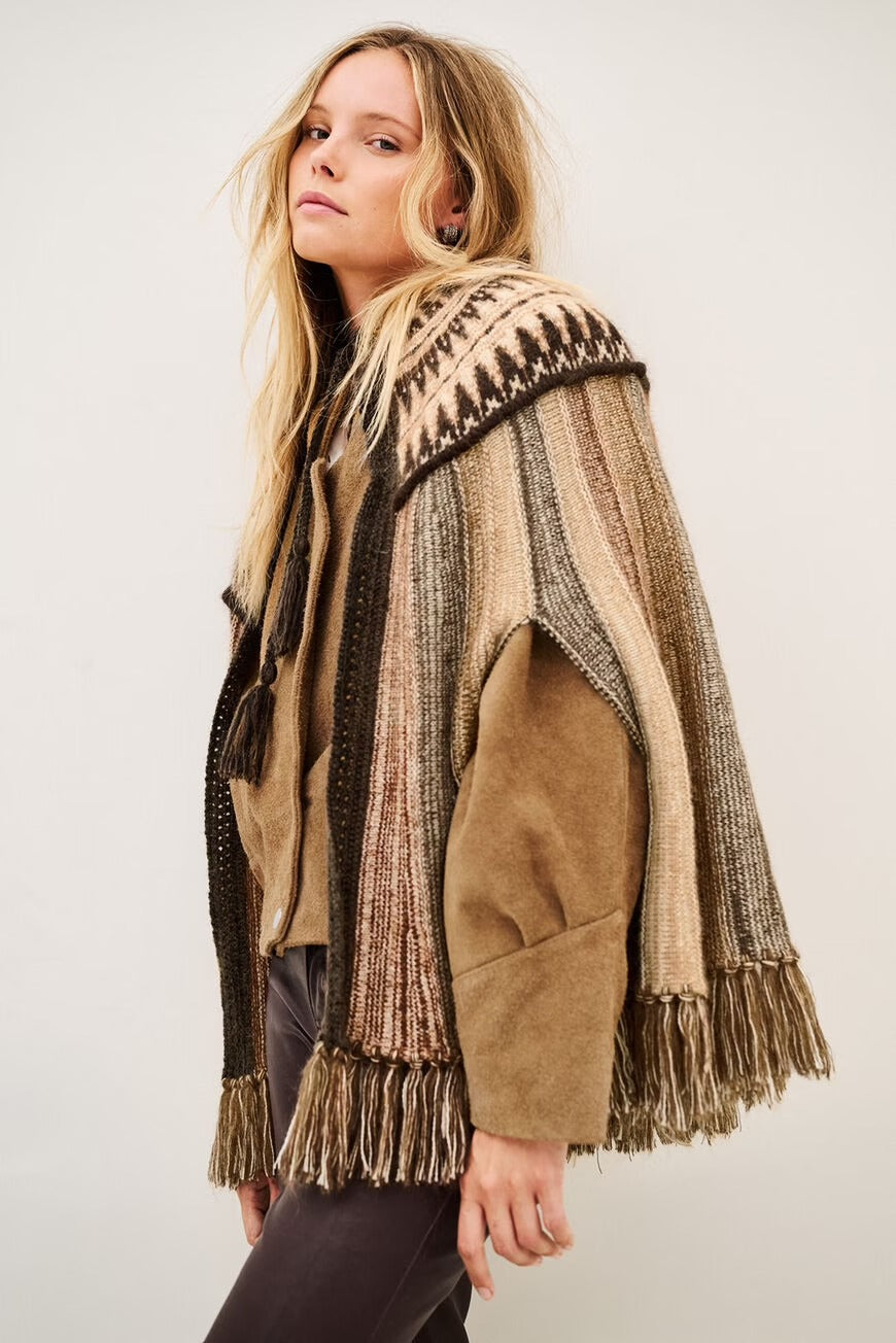 Prato Woolen Poncho