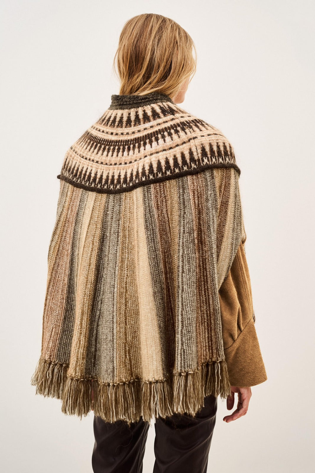 Prato Woolen Poncho