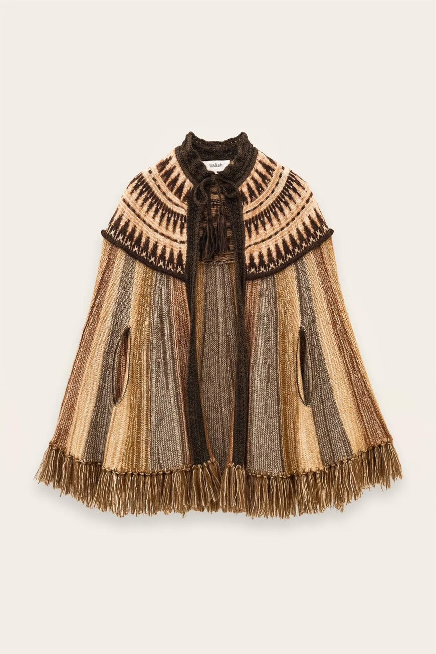 Prato Woolen Poncho