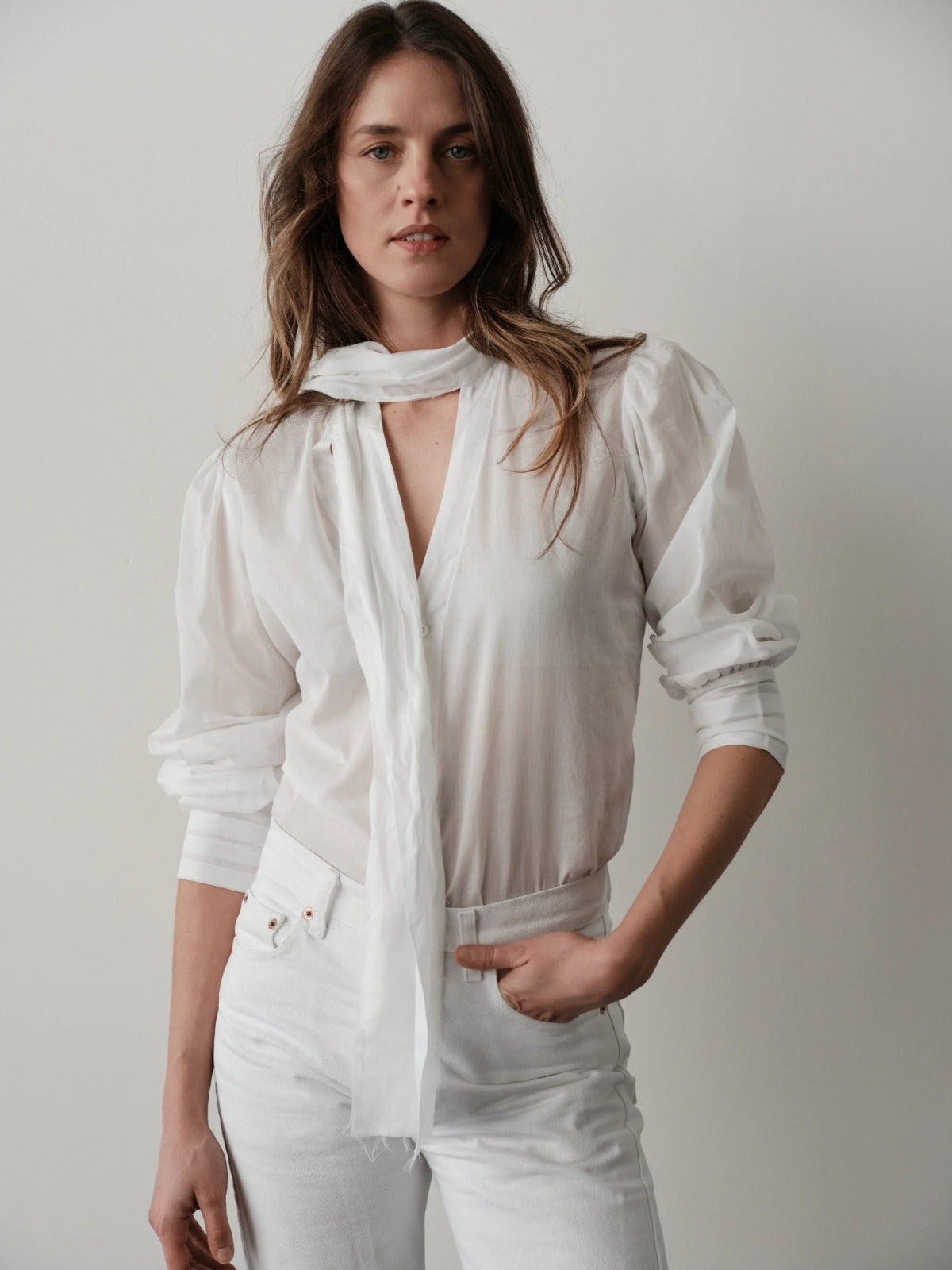 The Bow Tie Shirt, 100% Tissue Cotton