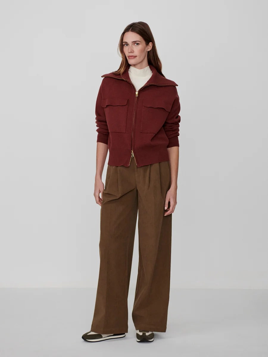 Horan Zip Through Knit Jacket