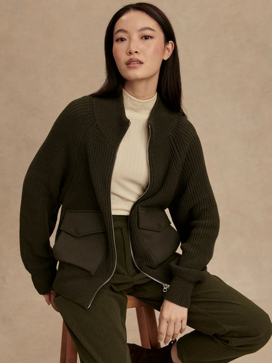Tessa Zip-Through Knit Jacket