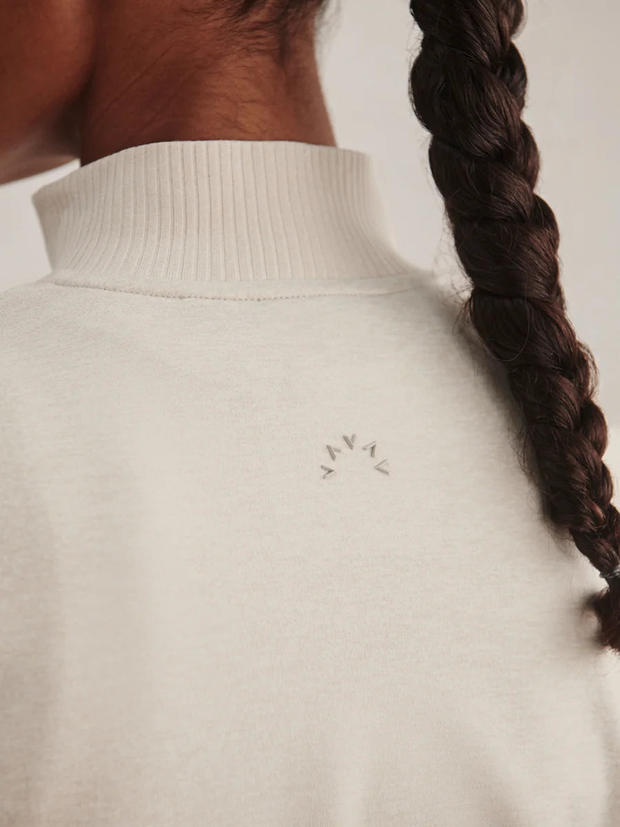 Rufus Cropped Zip-Through Sweat