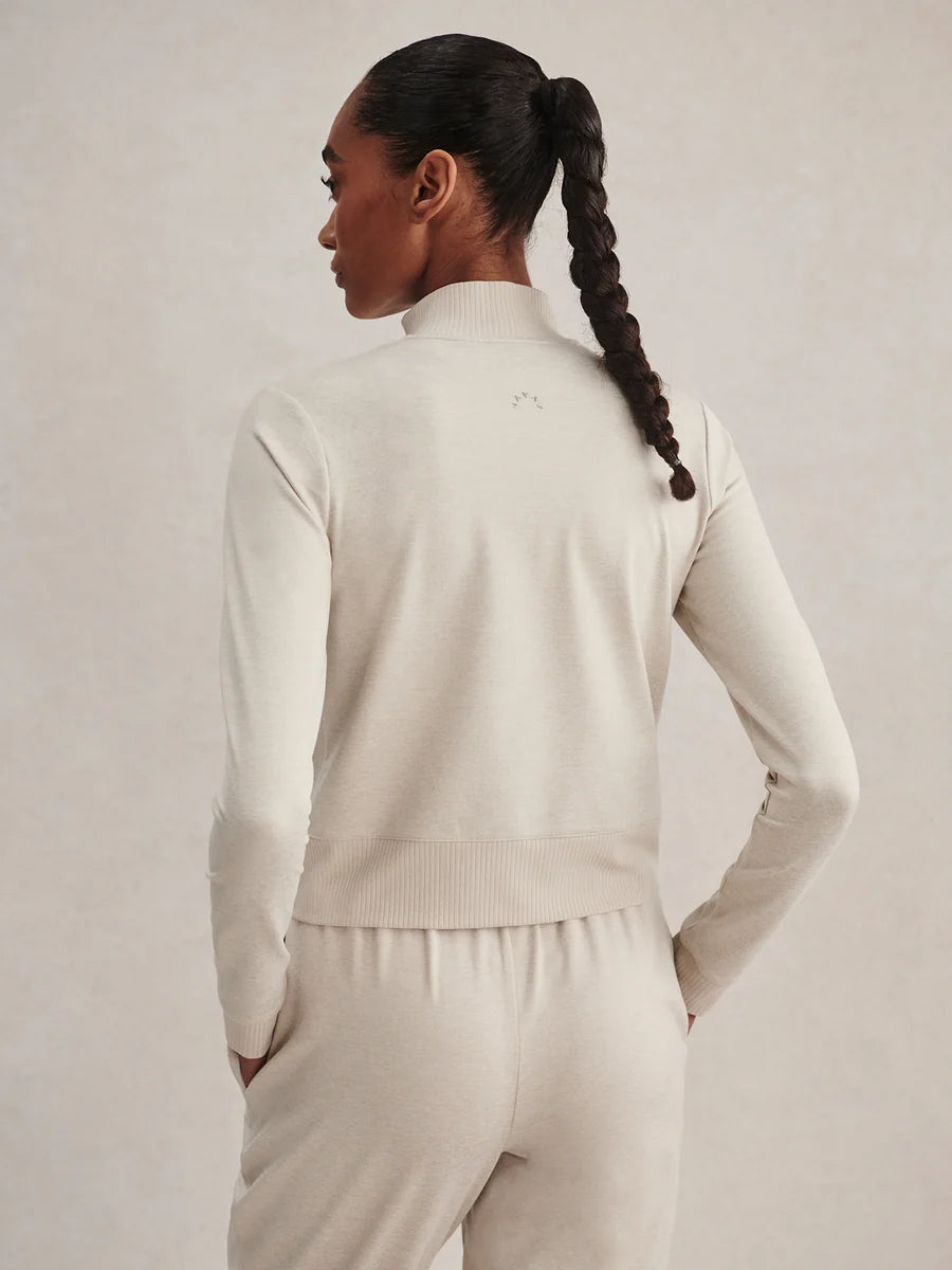 Rufus Cropped Zip-Through Sweat