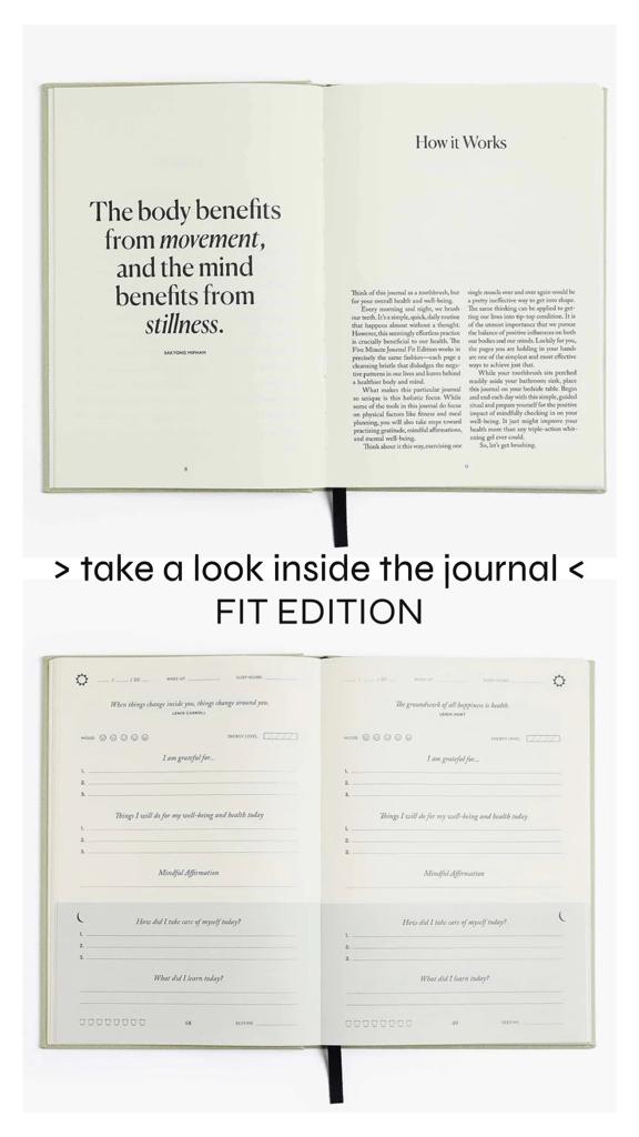 The Five Minute Journal Fit Edition